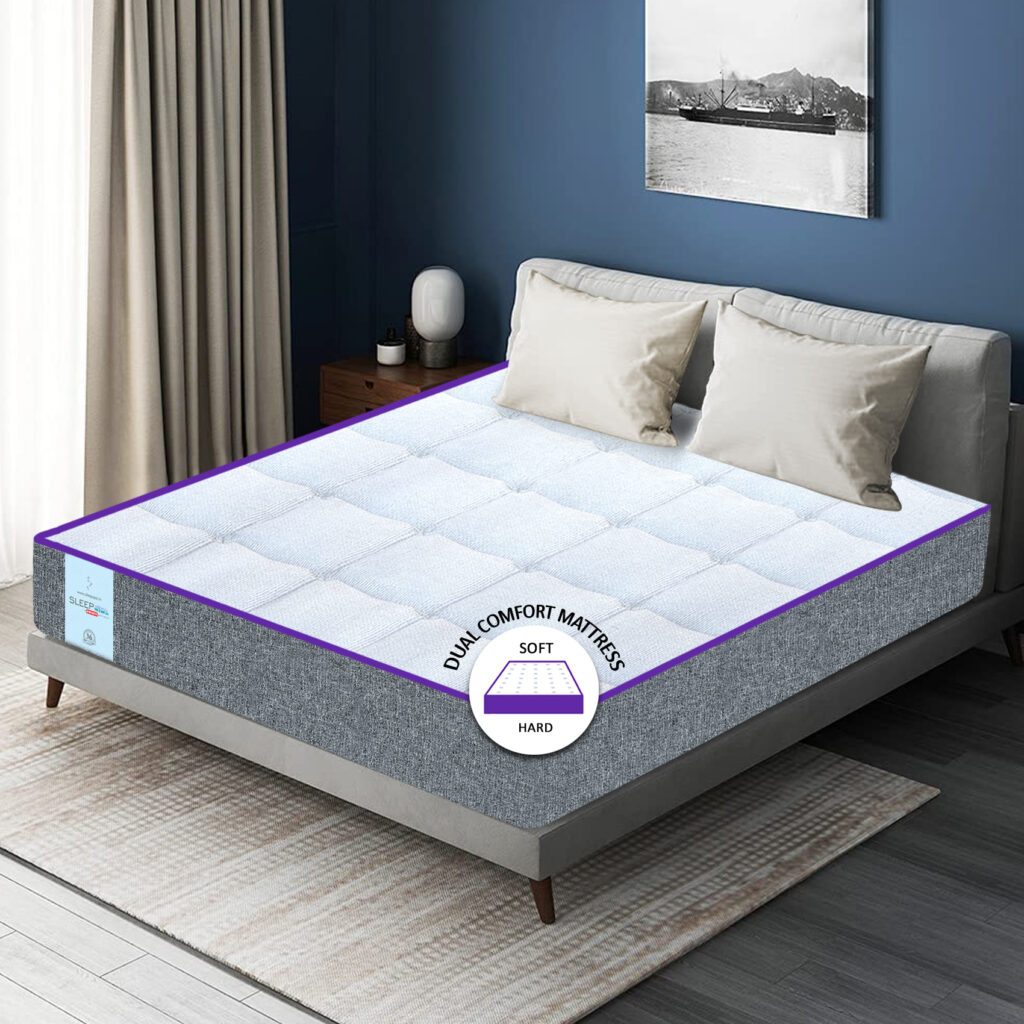 Sleep Spa Orthopaedic Dual Comfort Mattress - Hard & Soft High Resilience (HR) Foam Mattress