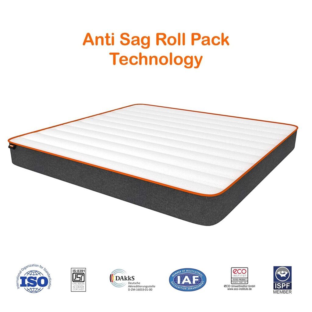 3 Layered orthopaedic mattress