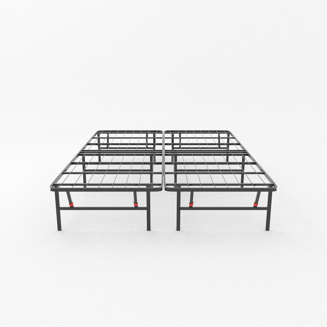 Metal Bed Base At Low, Metal Bed Frame Queen Mattress Firm