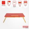 Standing laptop table